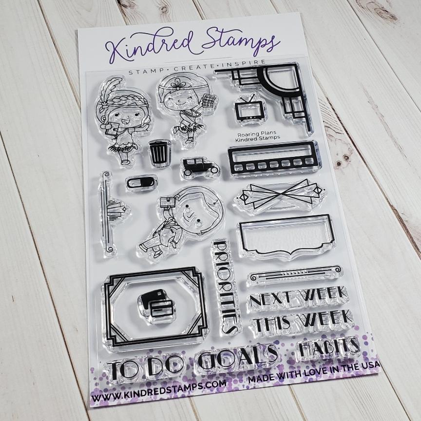 Bild 1 von Kindred Stamps Clearstamps Roaring Plans