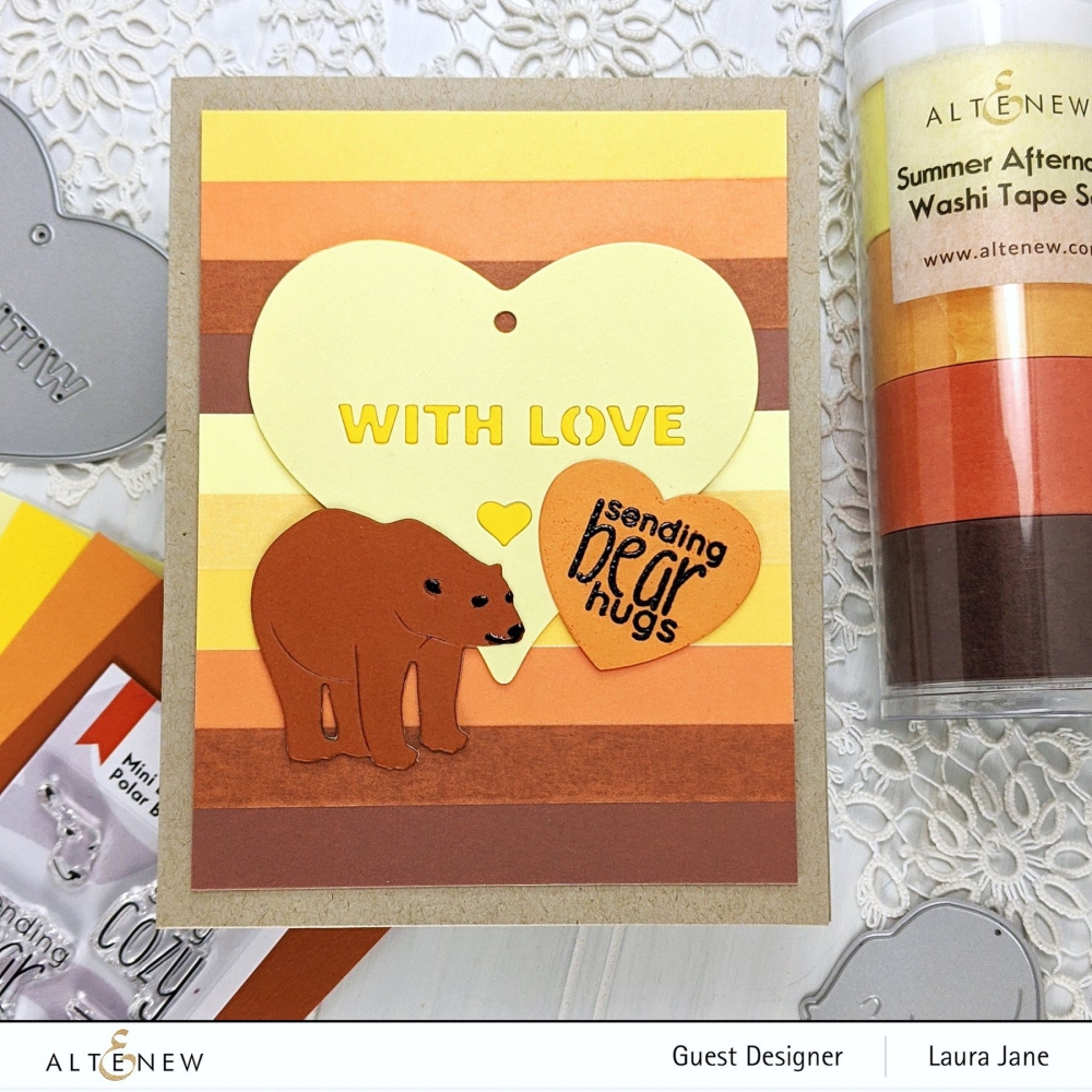 Bild 1 von Altenew Mini Delight: Polar Bear Stamp & Die Set - Bär Stempel und Stanze