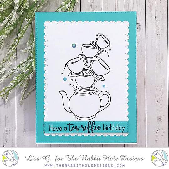 Bild 1 von The Rabbit Hole Designs Clear Stamps - Steeped in Happiness - Kaffeetassen