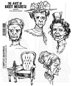 Bild 1 von The Art of Brett Weldele Cling Mount Stamps Gummistempel - The Grand Dames