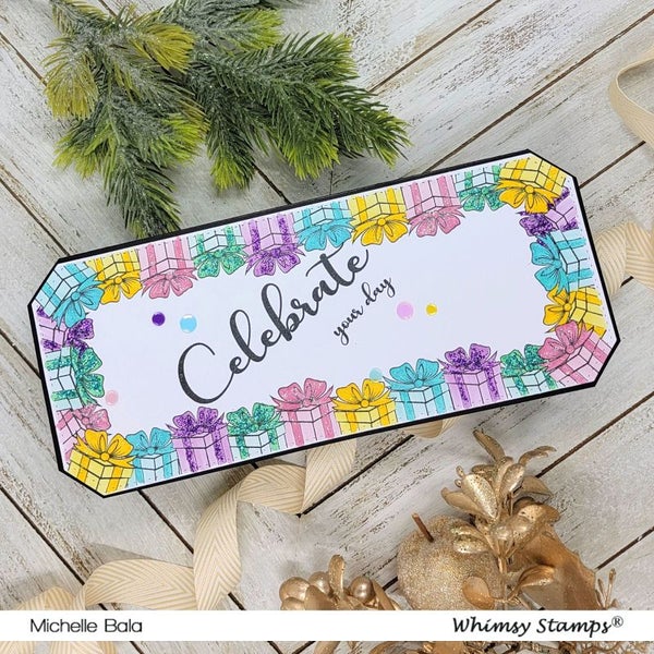 Bild 1 von Whimsy Stamps Rubber Cling Stamp  - Gifts Galore Gummistempel  Geschenke