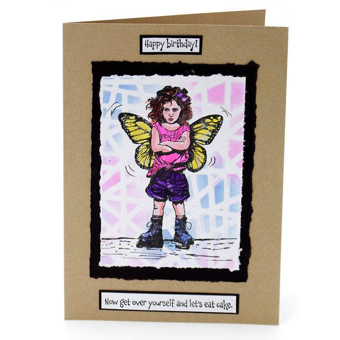 Bild 1 von Cosmic Shimmer Pre Cut Stamp - Gummistempel - Andy Skinner Princess Attitude