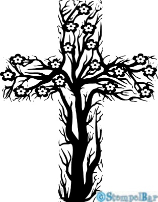 Bild 1 von StempelBar Stempelgummi Blumen-Kreuz