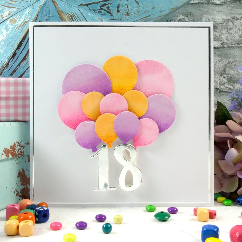 Bild 1 von Hunkydory - Moonstone Die Set - Party Balloons - Luftballons