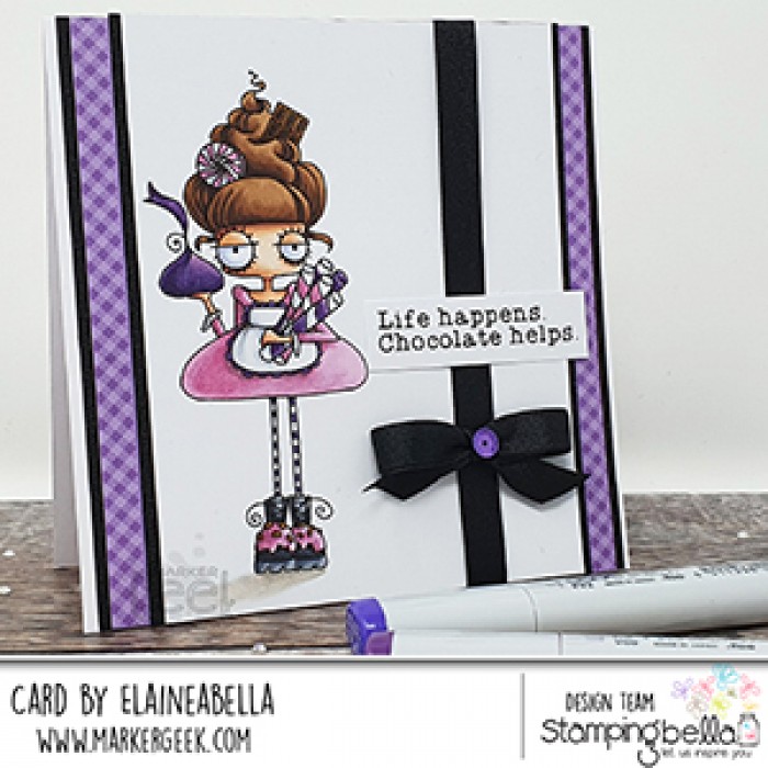 Bild 1 von Gummistempel Stamping Bella Cling Stamp ODDBALL WITH A SWEET TOOTH RUBBER STAMP