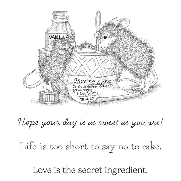 Bild 1 von Spellbinders Secret Ingredient Cling Rubber Stamp Set - House Mouse Stempelgummi