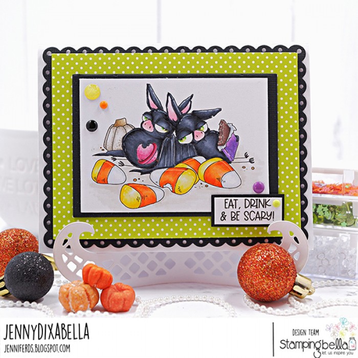 Bild 1 von Gummistempel Stamping Bella Cling Stamp ODDBALL BATS ABOUT CANDY RUBBER STAMP