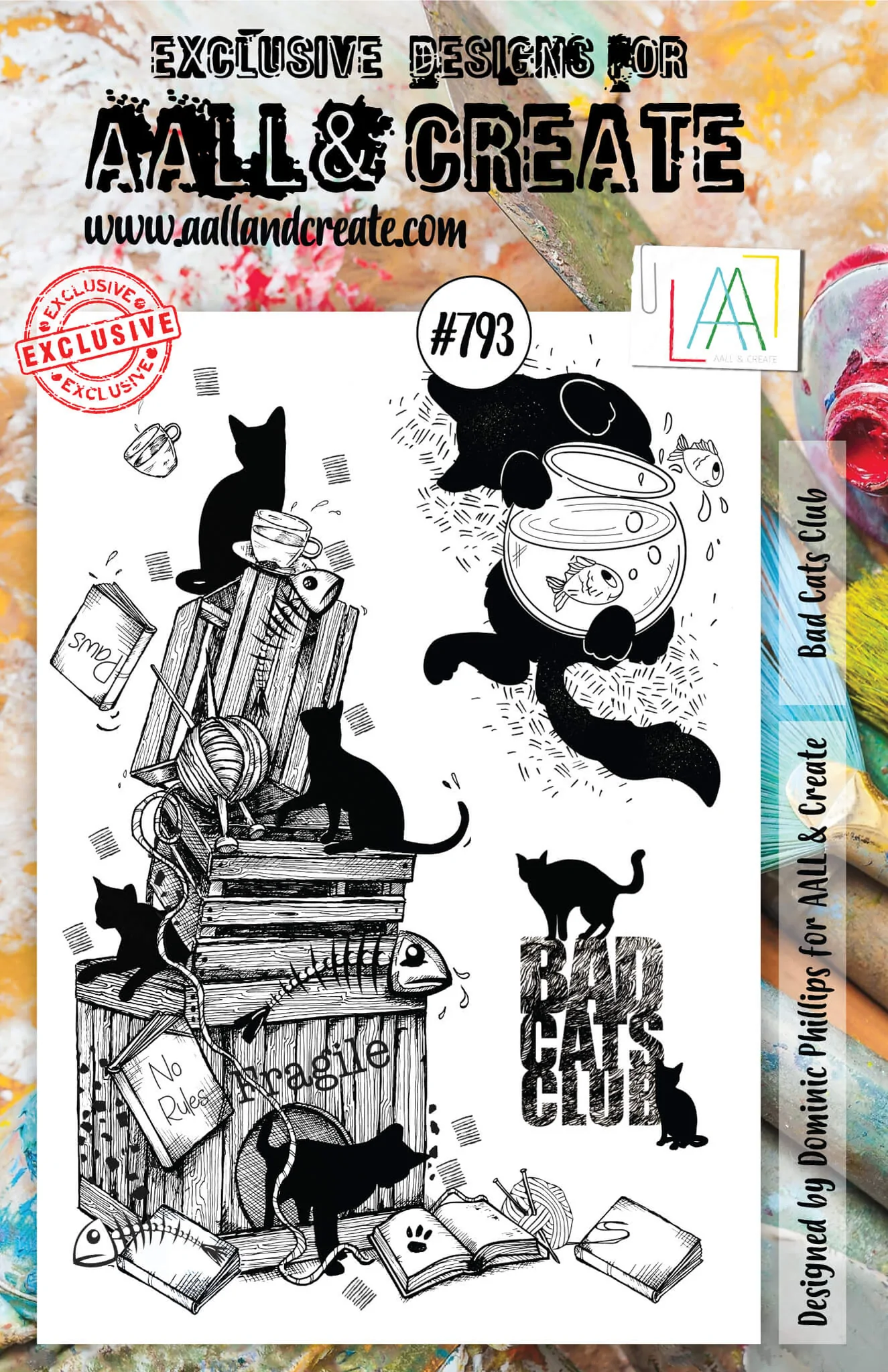 Bild 1 von AALL & Create Clear Stamps  - Bad Cats Club