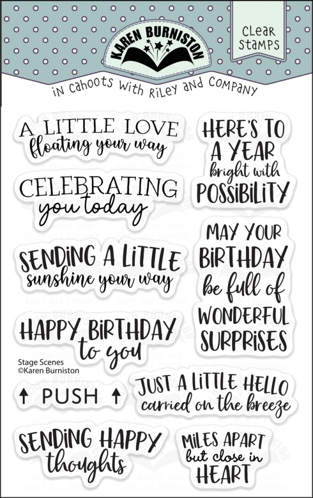 Bild 1 von Karen Burniston Clear Stamps Stempel - Stage Scenes