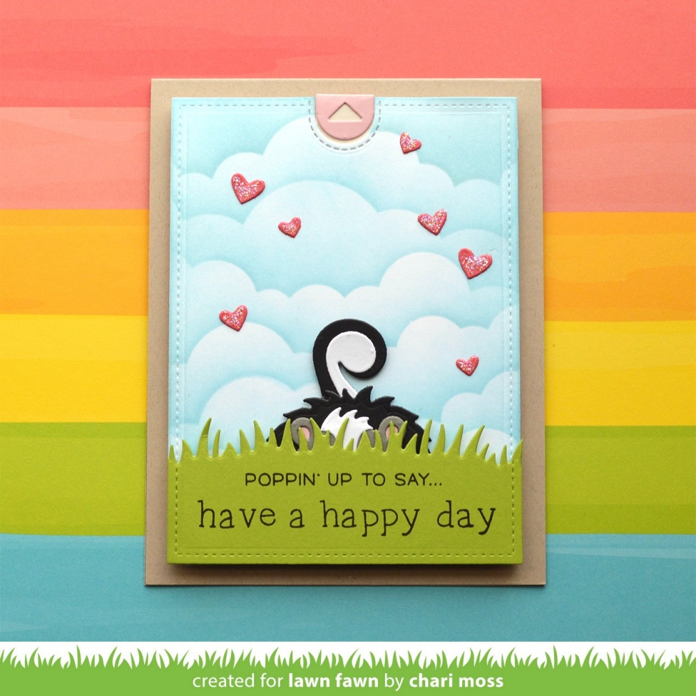 Bild 1 von Lawn Fawn Cuts  - Stanzschablone tiny gift box skunk add-on Stinktier