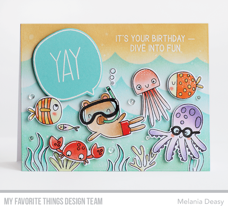 Bild 1 von My Favorite Things - Clear Stamps Best Fins - Meerestiere