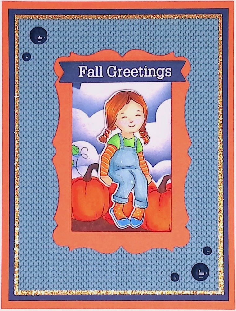 Bild 1 von Art Impressions Clear Stamps with dies FB Sitting Girl  Stempelset inkl. Stanzen