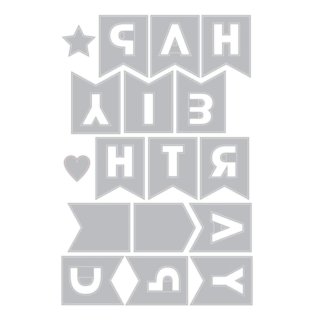 Bild 1 von Sizzix Thinlits Die Set - Stanzschablonen - Birthday Bunting by Catherine Pooler
