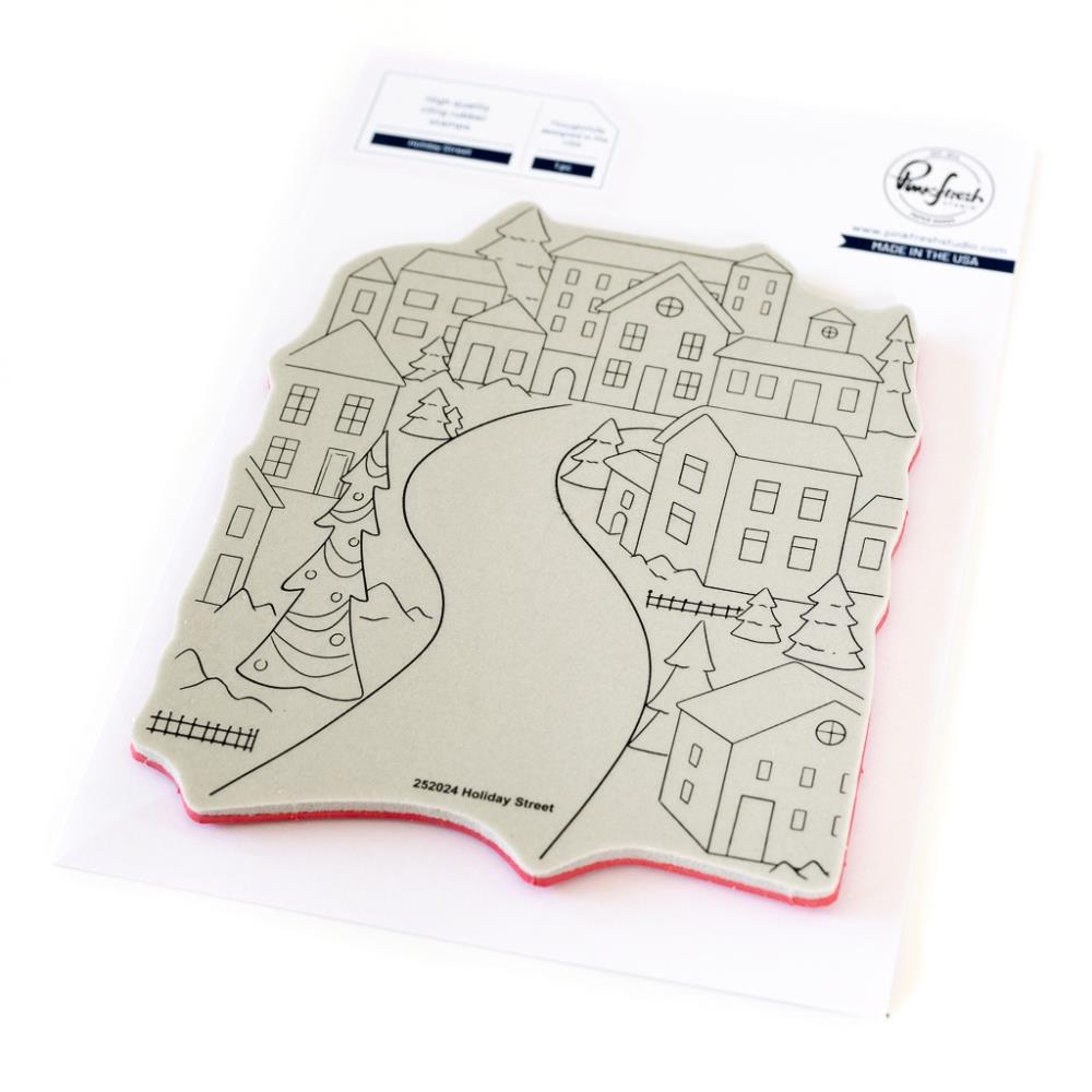 Bild 1 von Pinkfresh Studio Cling Rubberstamp - Holiday Street Cling Stamp set - Stempelgummi