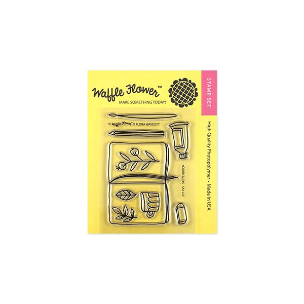 Bild 1 von Waffle Flower Sketch Book Stamp Set - Stempel Buch/Fotoalbum