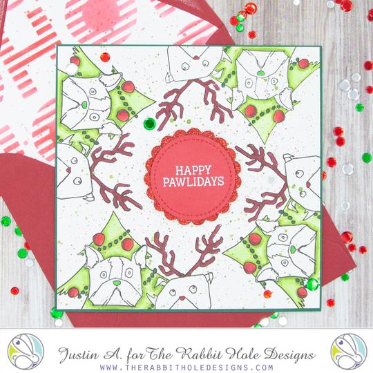 Bild 1 von The Rabbit Hole Designs Clear Stamps - Pawlidays - Weihnachten Hunde