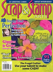 Bild 1 von Zeitschrift (USA) Scrap & Stamp Arts April 2013