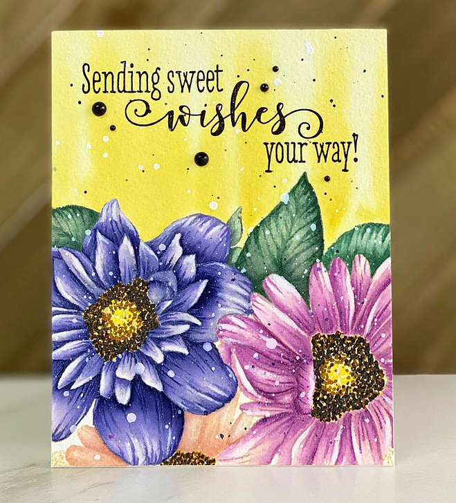 Bild 1 von Colorado Craft Company Clear Stamps - Big & Bold~Daisy & Dahlia