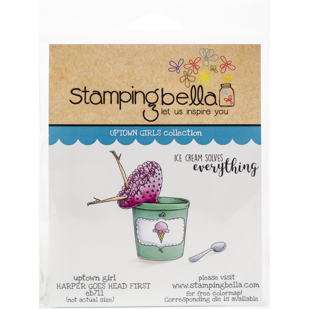 Bild 1 von Gummistempel Stamping Bella Cling Stamp  Little Bits Fairy House RUBBER STAMPS