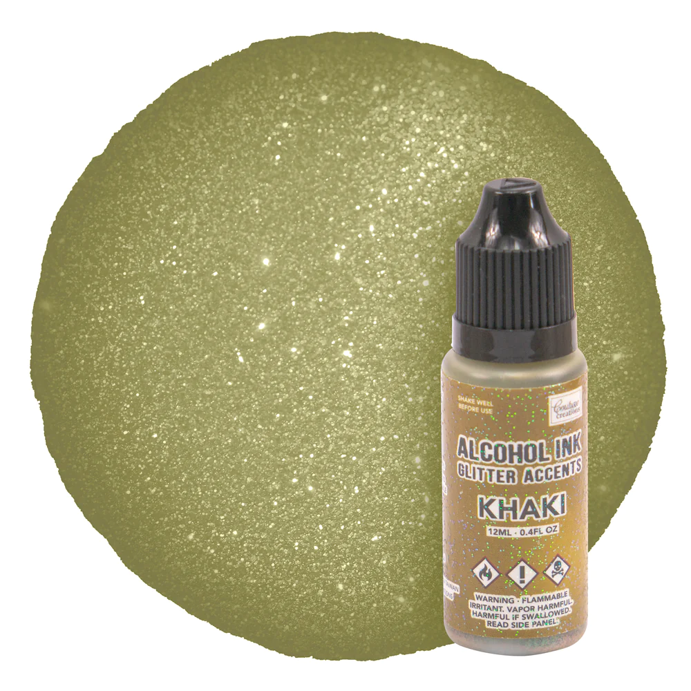 Bild 1 von Couture Creations - Alcohol Inks Glitter Accents  / (Farbe) Khaki