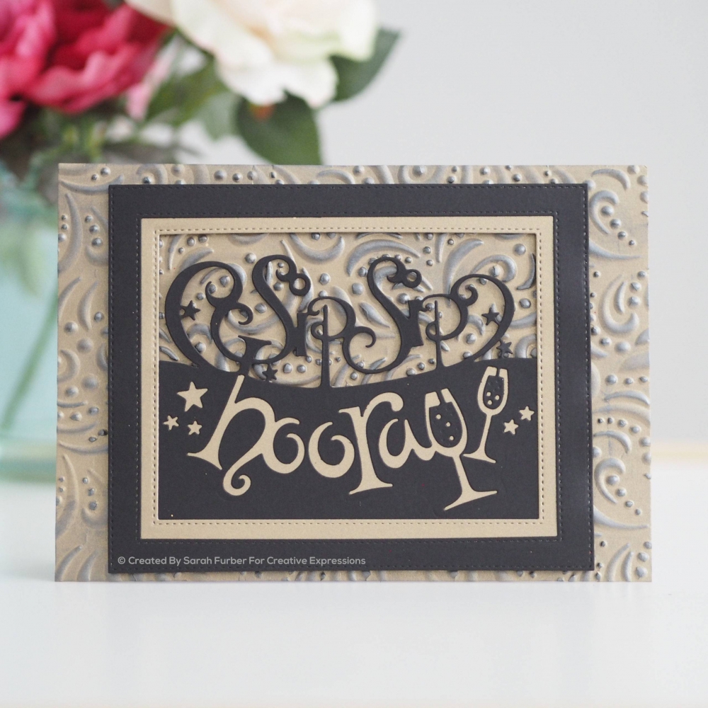Bild 1 von Creative Expressions Paper Cuts Edger  Stanze - Sip Sip Hooray