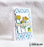 Bild 1 von Pinkfresh Studio Stencils - SLIMLINE DIAMOND BUILDER LAYERING STENCIL SET - Schablonen