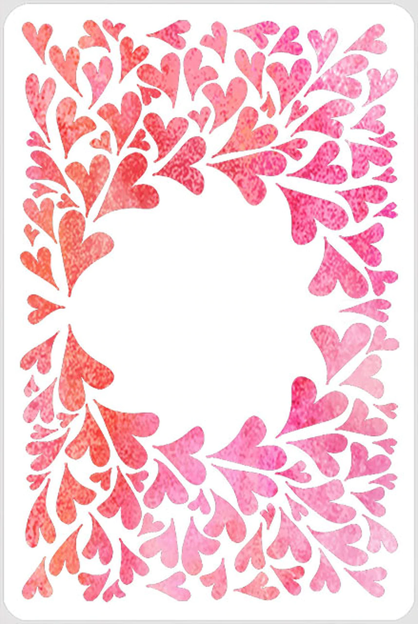 Bild 1 von A Colorful Life Designs Stencils - Love Splash