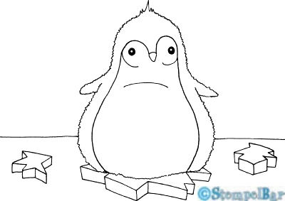 Bild 1 von StempelBar Stempelgummi Pinguin
