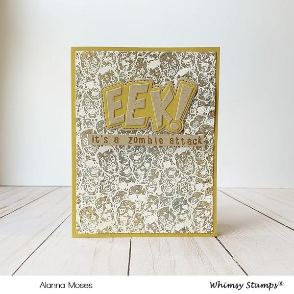 Bild 1 von Whimsy Stamps Die Stanze - EEK! Word and Shadow Die Set