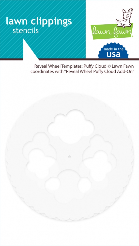 Bild 1 von Lawn Fawn Lawn Clippings Stencils - Reveal Wheel: Puffy cloud