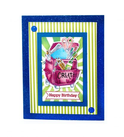 Bild 1 von Art Impressions Clear Stamps with dies Craft Bag - Bastelmaterialien Stempelset inkl. Stanzen