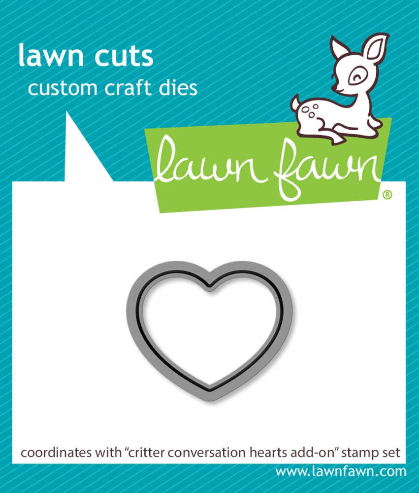 Bild 1 von Lawn Fawn Cuts  - Stanzschablone critter conversation hearts add-on lawn cuts