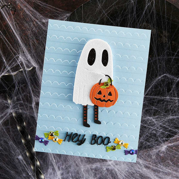 Bild 1 von Spellbinders Dancin' Ghost Etched Dies from the Boo Dance Party Collection - Stanz-Set