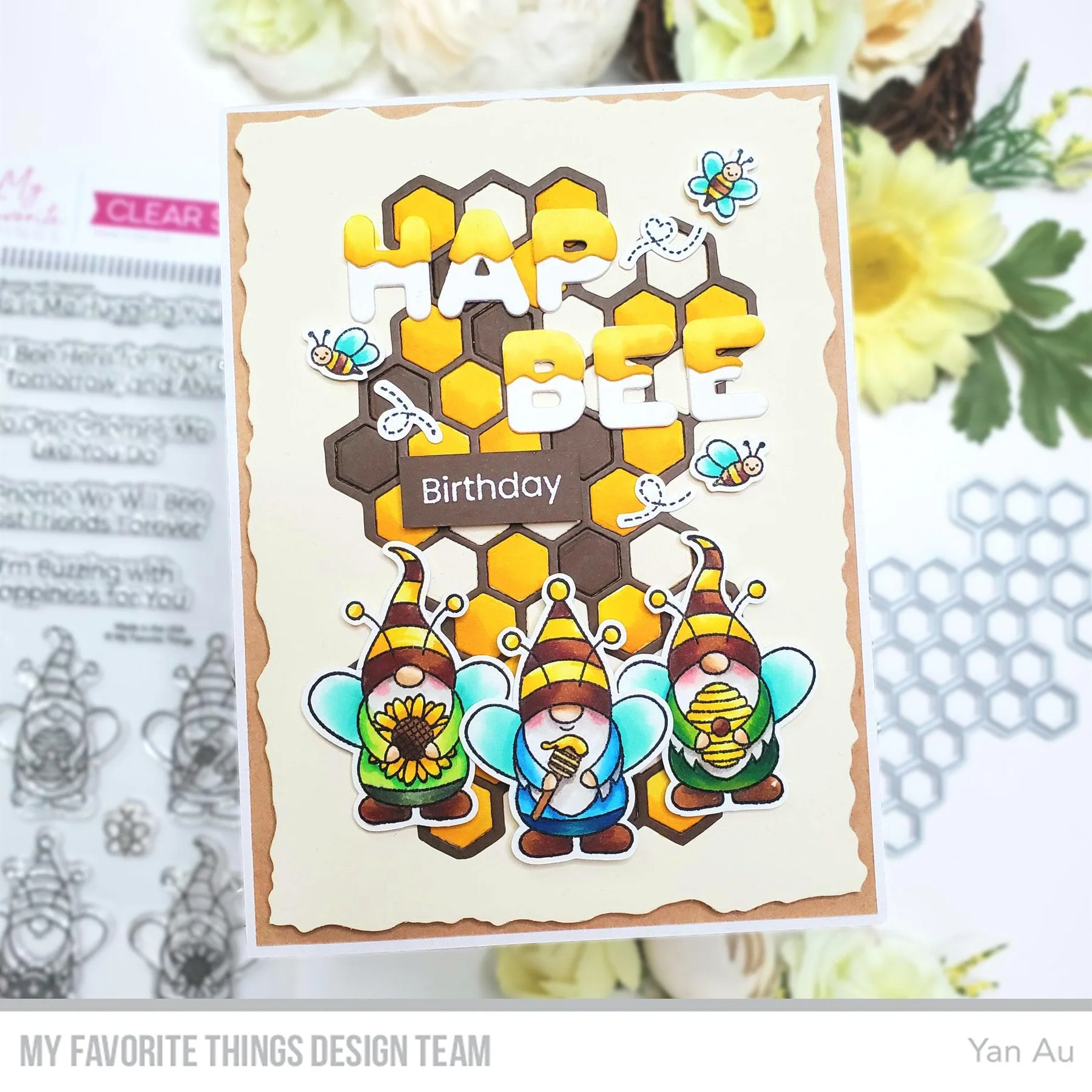 Bild 1 von My Favorite Things - Clear Stamps Buzzing with Happiness - Gnome Biene