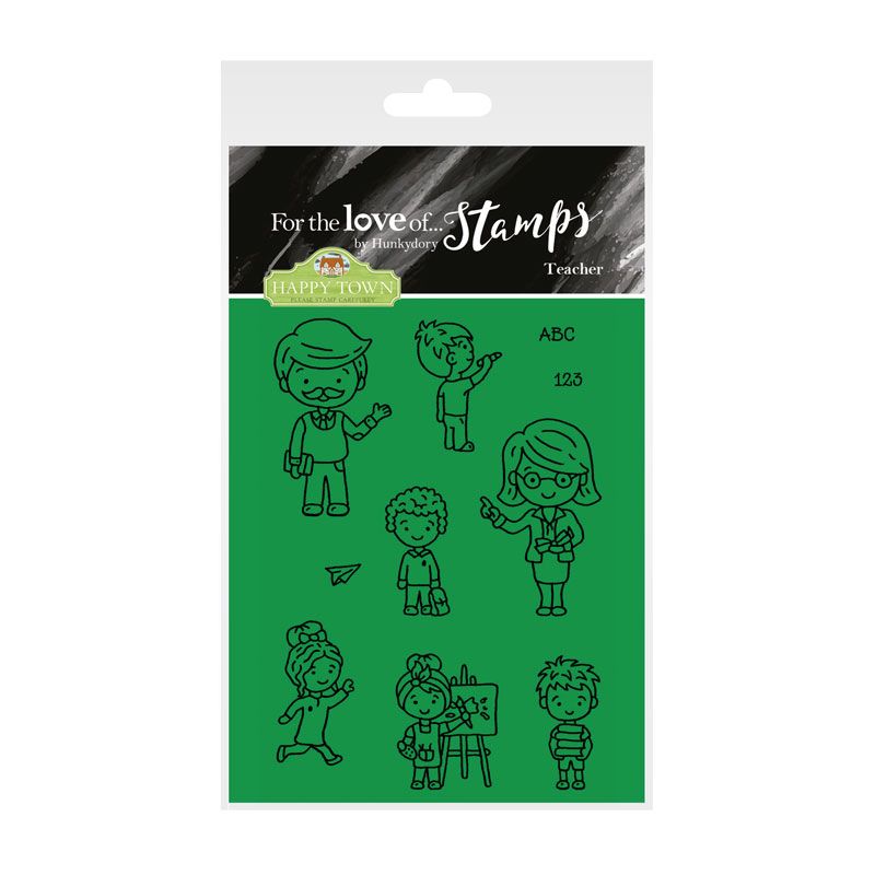 Bild 1 von For the love of...Stamps by Hunkydory - Happy Town - Teacher - Schule