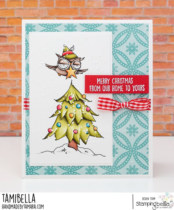 Bild 1 von Gummistempel Stamping Bella Cling Stamp HOLIDAY OWL WITH A STAR RUBBER STAMP