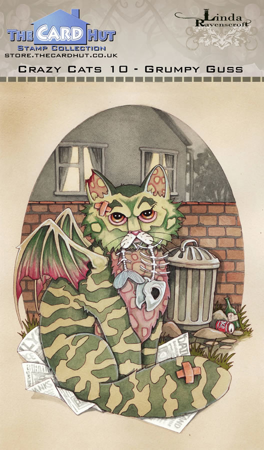 Bild 1 von The Card Hut Clear Stamps - Crazy Cats - Grumpy Guss