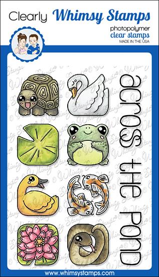 Bild 1 von Whimsy Stamps Clear Stamps - Animal Tiles - Across the Pond