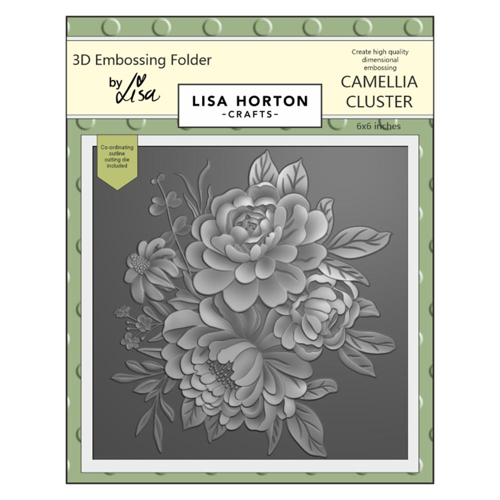 Bild 1 von LISA HORTON - 3D Prägefolder und Stanze - Camellia Cluster