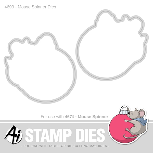 Bild 1 von Art Impressions Stanzschablone SPINNERS Mouse Spinner Dies