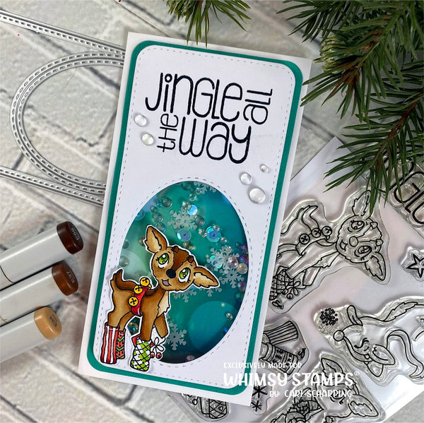 Bild 1 von Whimsy Stamps Clear Stamps - Reindeer Games - Jingle All the Way