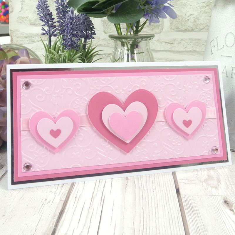 Bild 1 von Hunkydory - Moonstone Nesting Dies - Hearts - Stanze Herzen