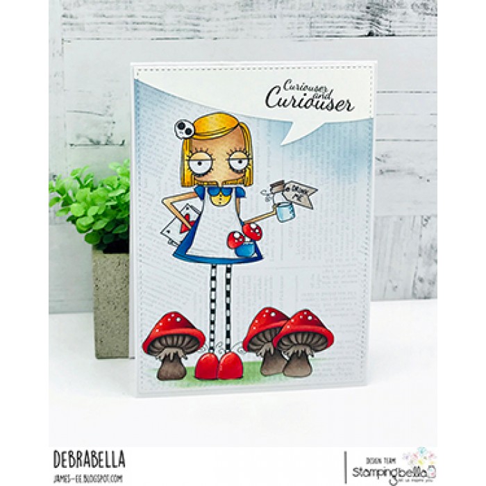 Bild 1 von Gummistempel Stamping Bella Cling Stamp ODDBALL ALICE IN WONDERLAND RUBBER STAMP