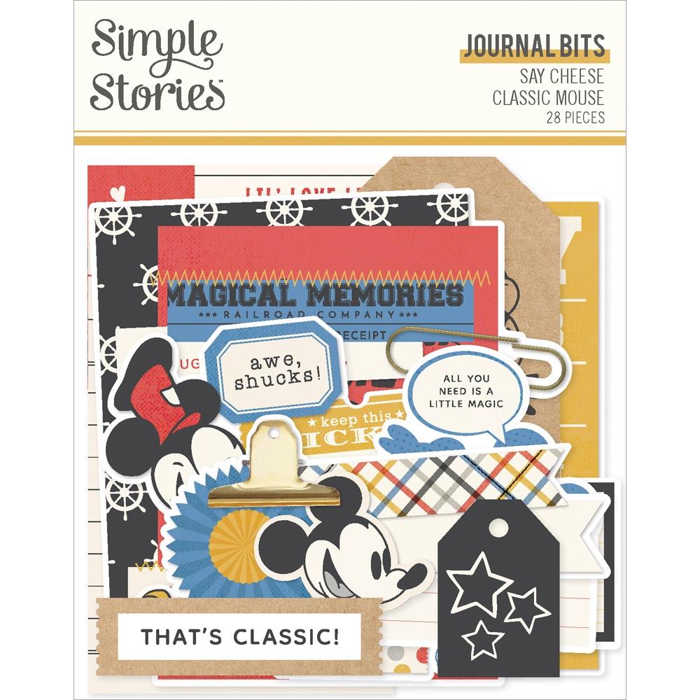 Bild 1 von Simple Stories Journal Bits & Pieces Die-Cuts - Say Cheese Classic Mouse Stanzteile