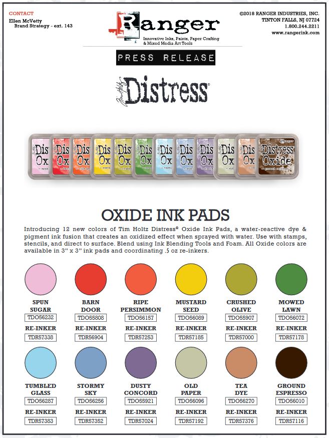 Bild 1 von Tim Holtz Distress Oxides Ink Pad - Serie IV