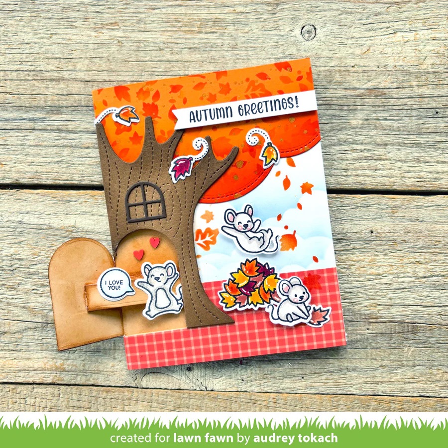 Bild 1 von Lawn Fawn Cuts  - Stanzschablone knock knock, who's there?