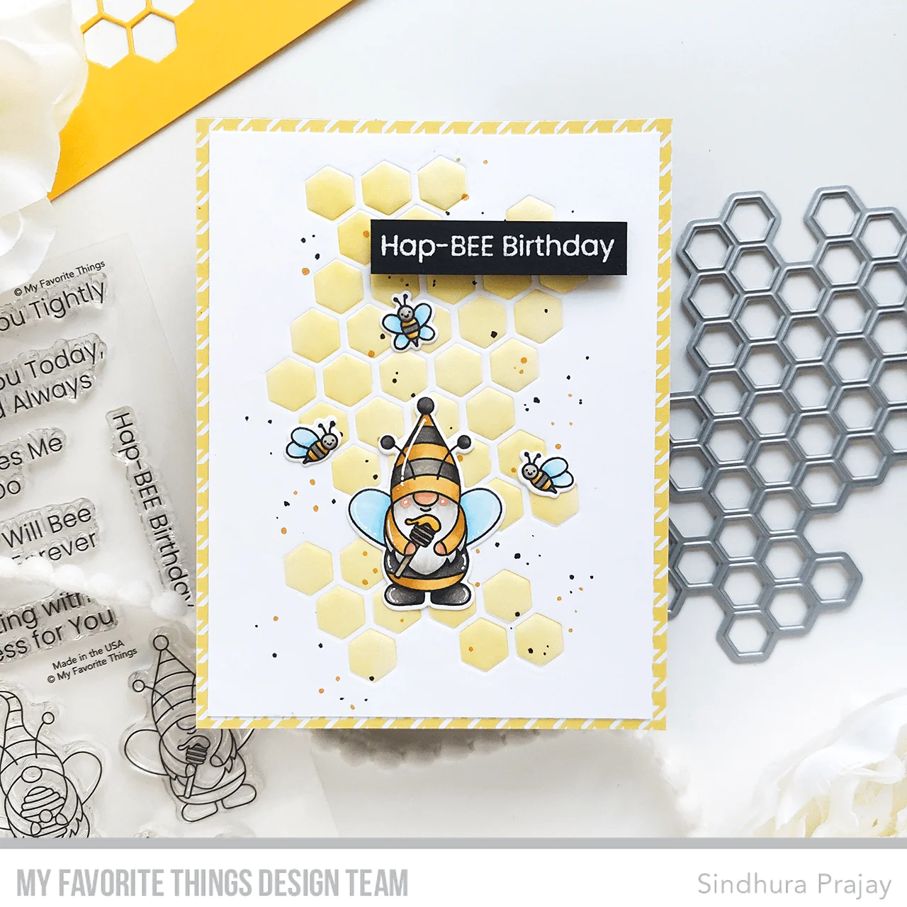 Bild 1 von My Favorite Things - Clear Stamps Buzzing with Happiness - Gnome Biene