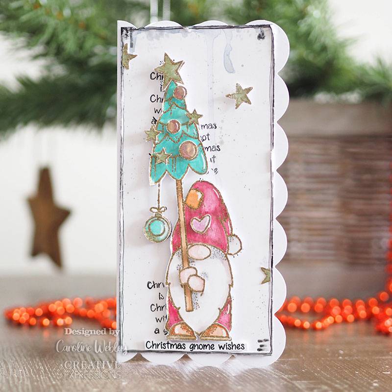 Bild 1 von WOODWARE Clearstamps  Clear Magic Singles Tall Tree Gnome - Gnome mit Baum