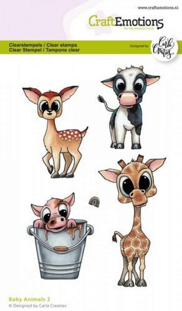 Bild 1 von CraftEmotions Stempel - clearstamps A6 - Baby Animals 2 Carla Creaties