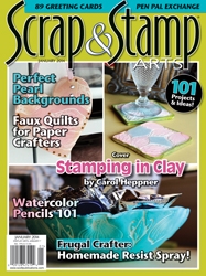 Bild 1 von Zeitschrift (USA) Scrap & Stamp Arts January 2014
